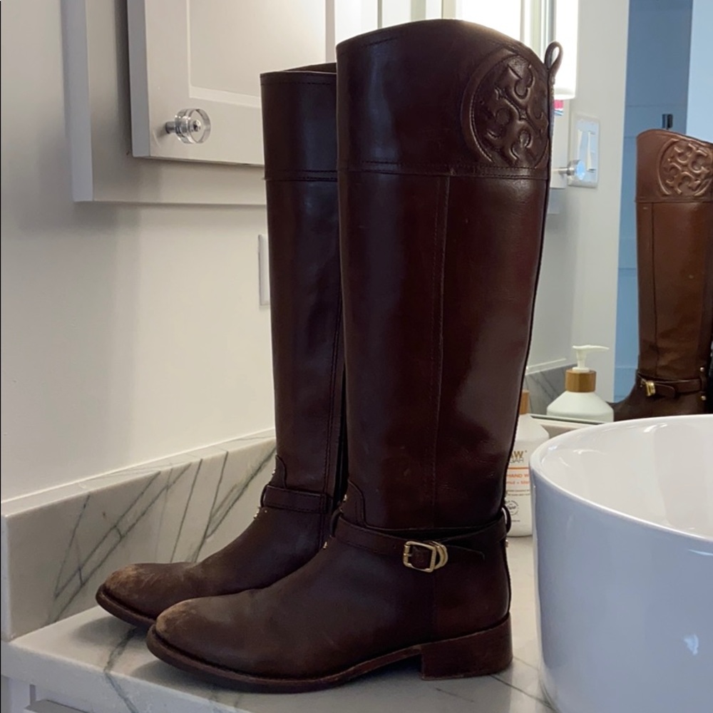 Tory Burch Riding Boots Size 8